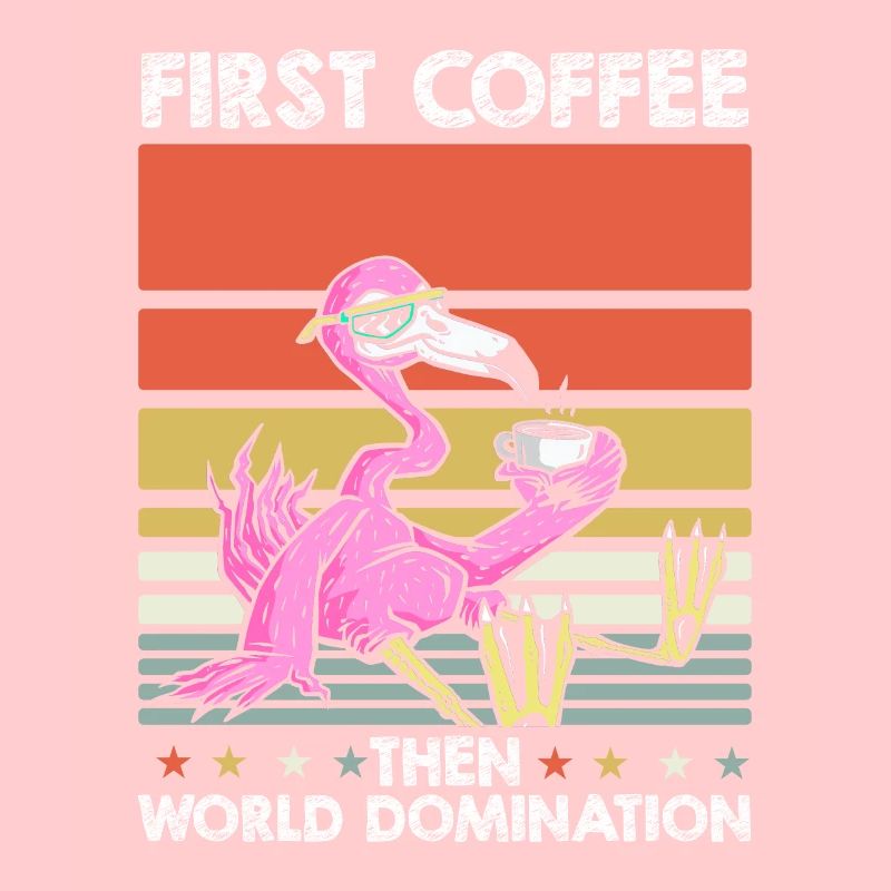 Flamingo Kaffee Sonnenbrille