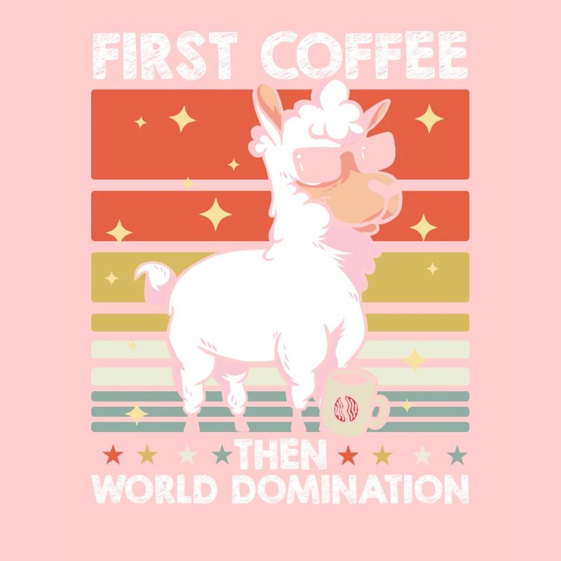 Lama Llama Sonnenbrille Kaffee