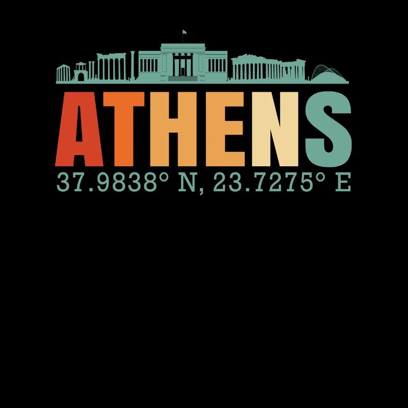Athens Greece Skyline