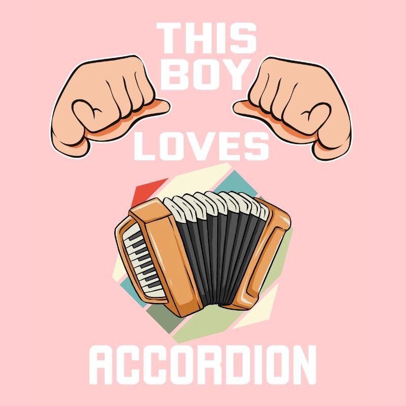 Ce garçon aime l’accordéon