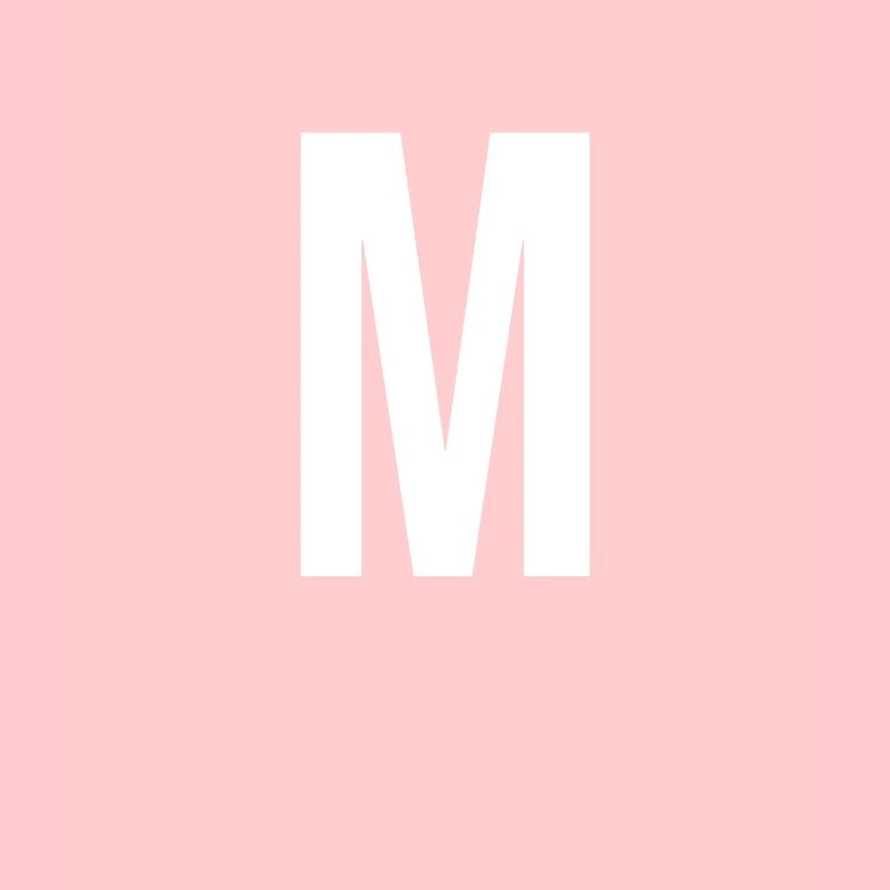 M Lettre Numéro Symbole Alphabet Initiale