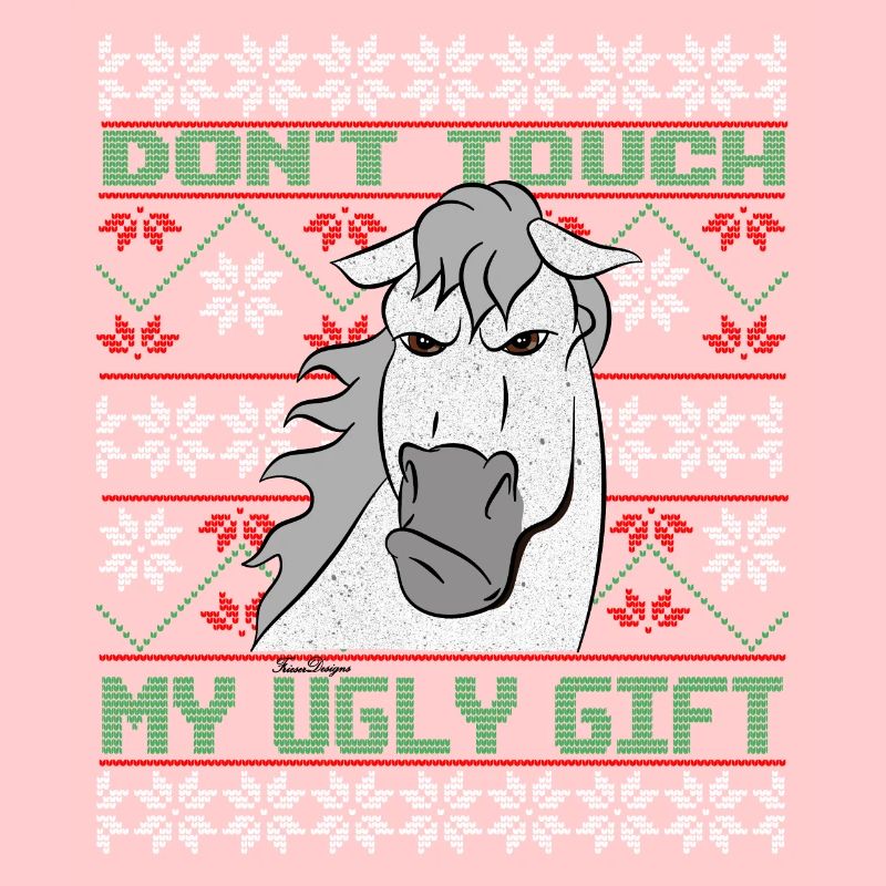 Dont Touch Ugly Brauner Pferd Rider Winter