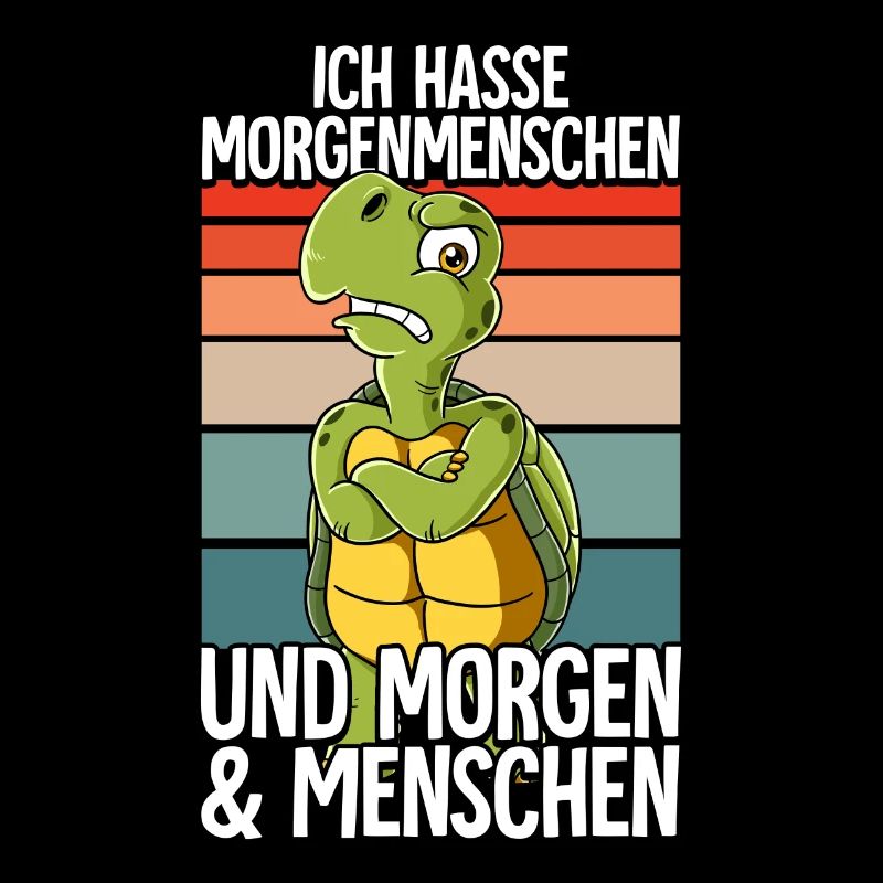 Ich Hasse Morgenmenschen Schildkröte