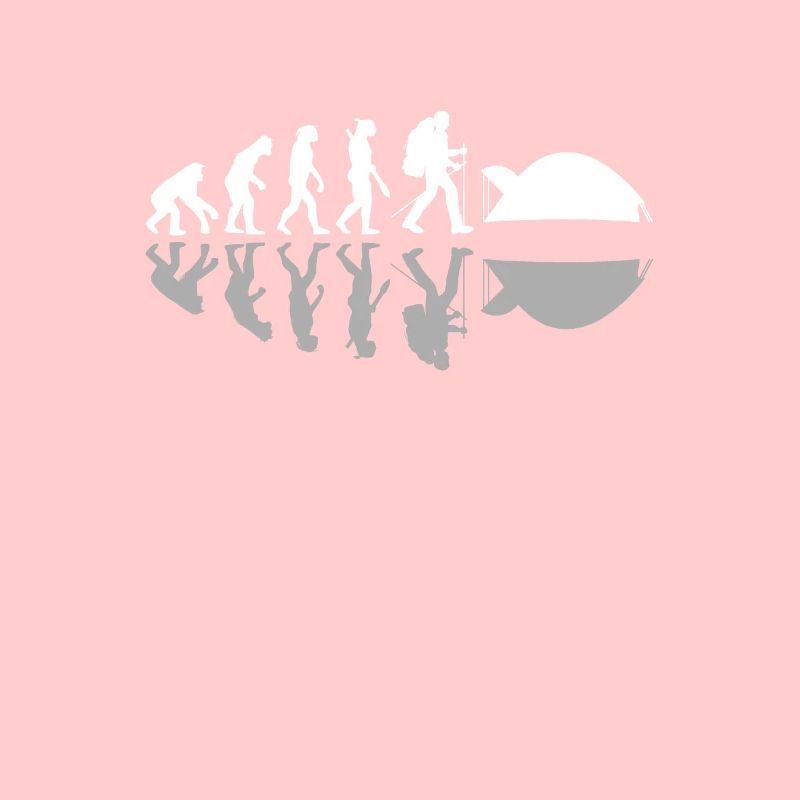 Human Evolution Funny Camping Camper Adventure