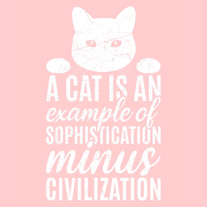 A cat is an example of sophistication