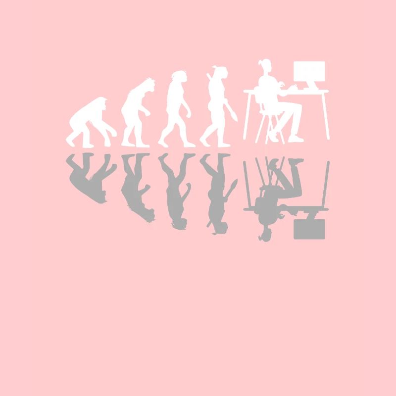 Human Evolution Web Designer Humor Digital Design