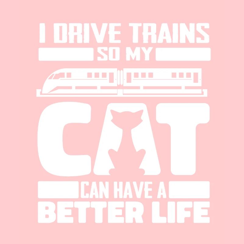 Engine driver train driver cat