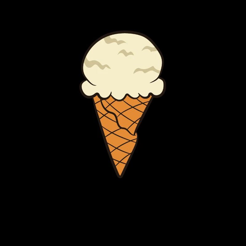 Lustiges Eiscreme-Zitat