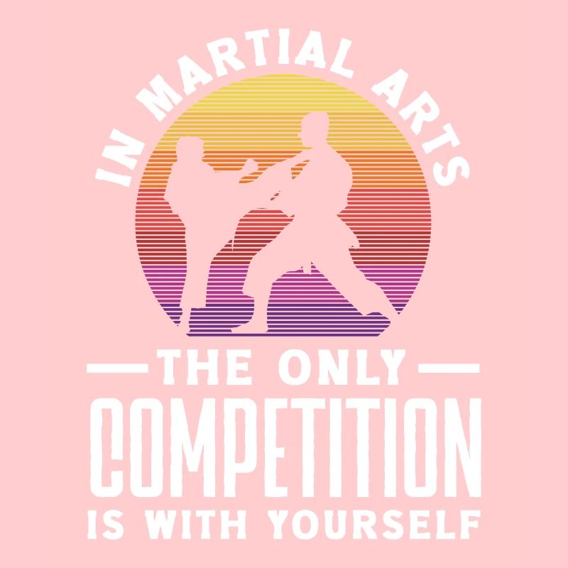 Dans la compétition d’arts martiaux est avec vous-même Jiu
