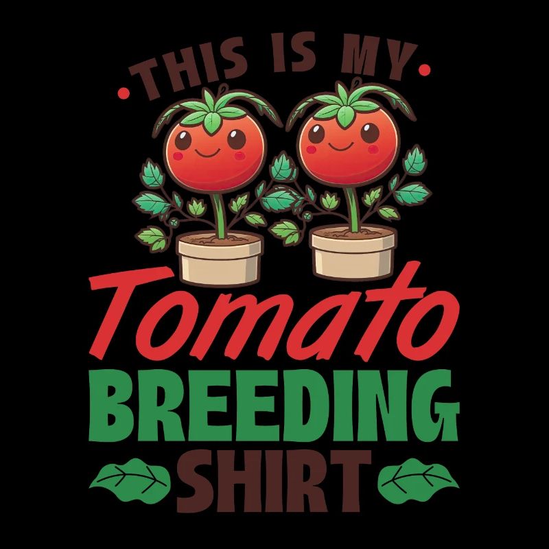 Chemise de sélection végétale de tomate, drôle de tomate