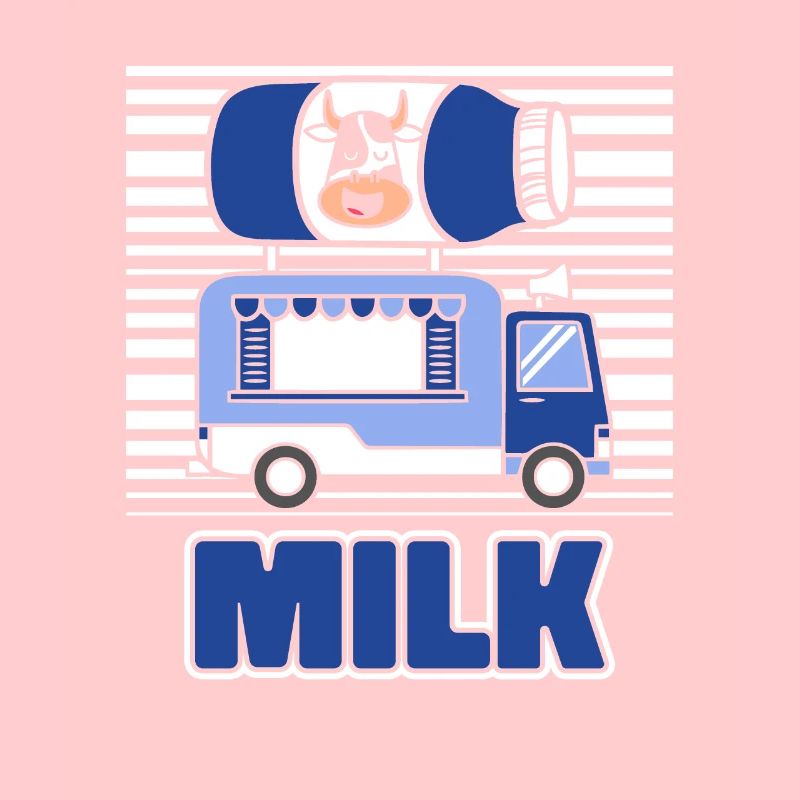 Cow Milk Milk Wagon