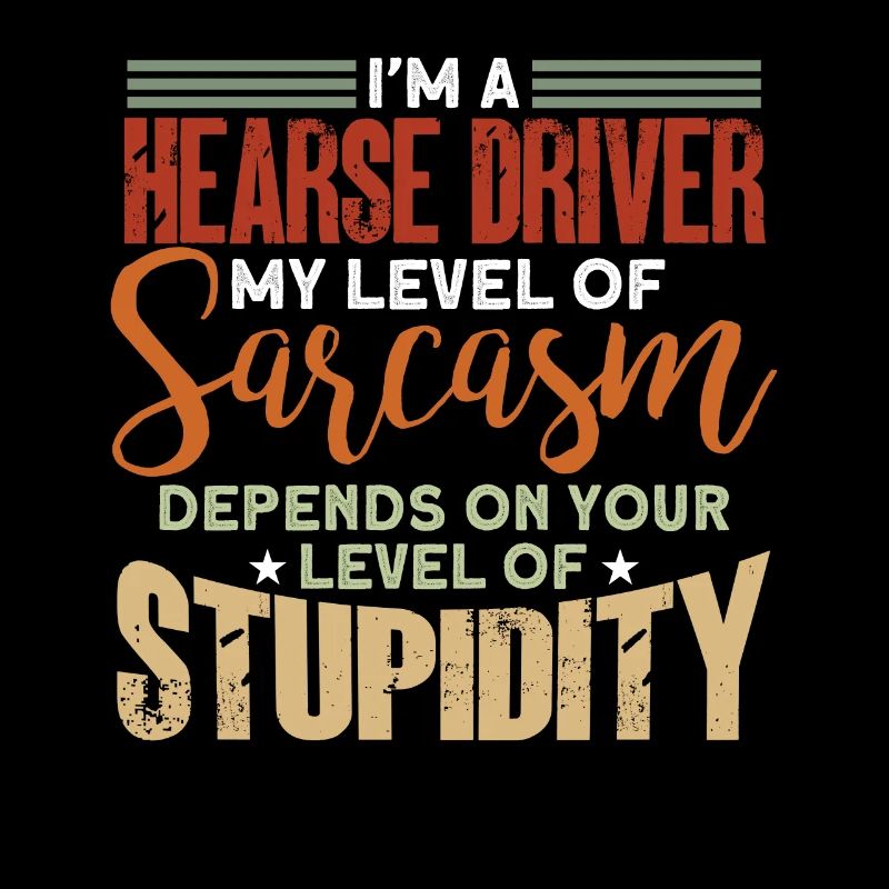 Lustiges Leichenwagenfahrer Spruch Geschenk