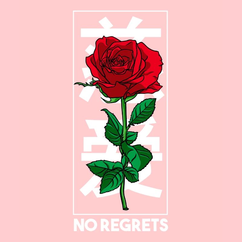 No Regrets Chinese Flower Rose