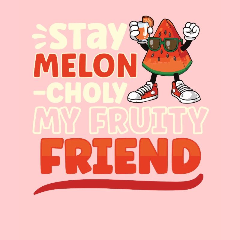 Pastèque Funny Fruit Drôle de dicton