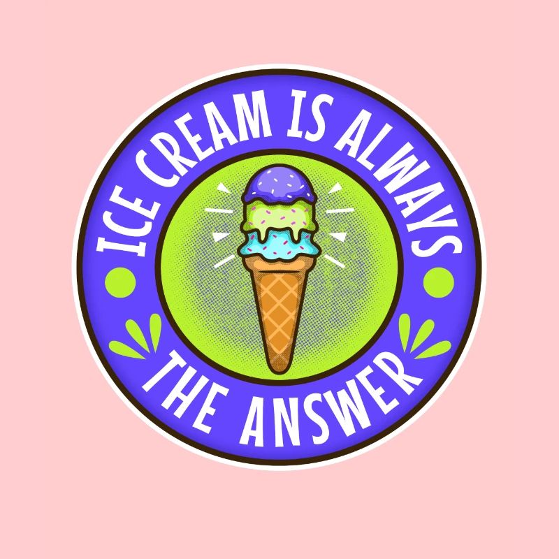 Ice cream is always the answer