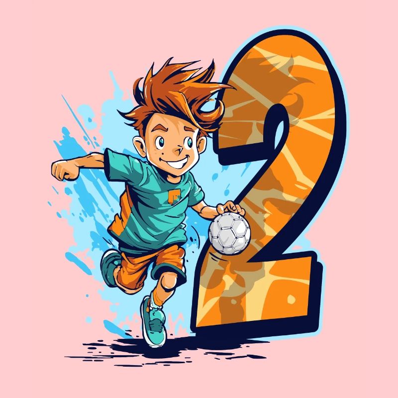 Handball Anniversaire - 2 ans Garçon - 2.