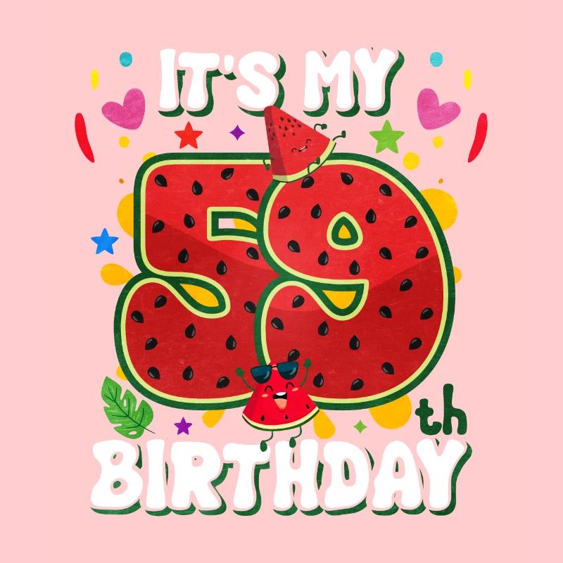 59e anniversaire Pastèque