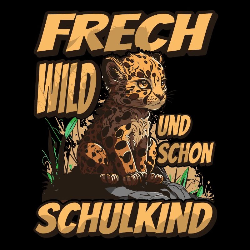 Frech Wild und schon Schulkind - Leopard