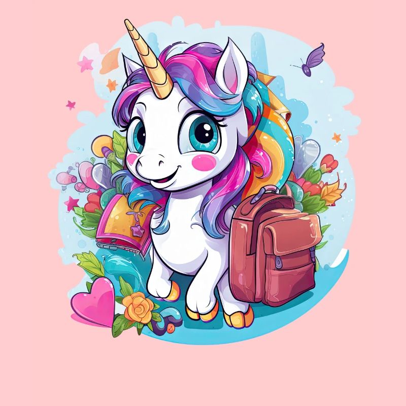 Einhorn Schulkind Einschulung Mädchen Geschenk