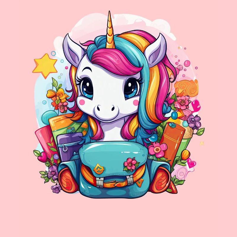 Einhorn Schulkind Einschulung Mädchen Geschenk