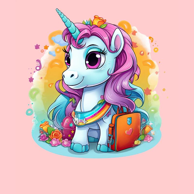 Einhorn Schulkind Einschulung Mädchen Geschenk