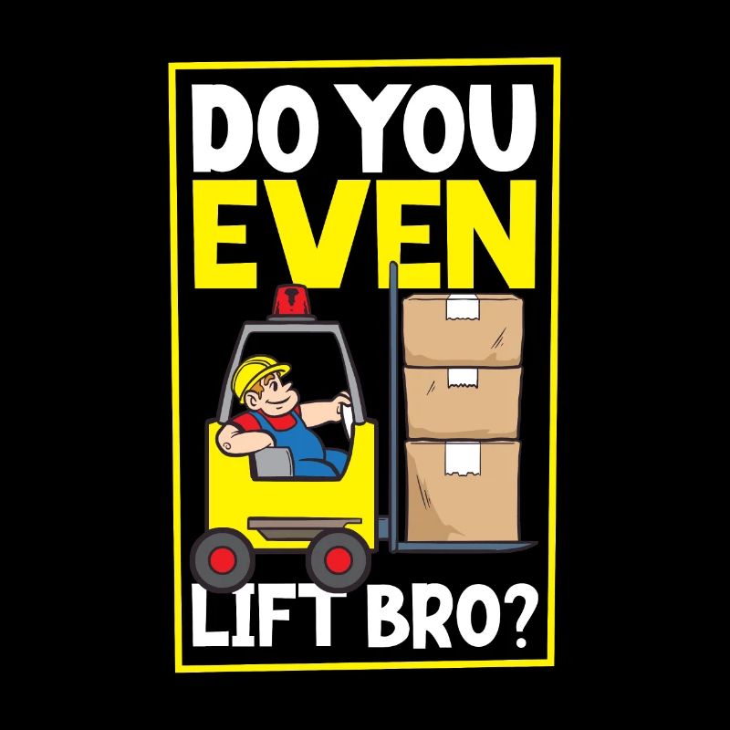 Gabelstaplerfahrer Lager Gabelstapler