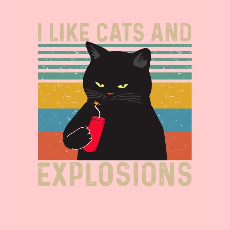 J’aime les chats et les explosions