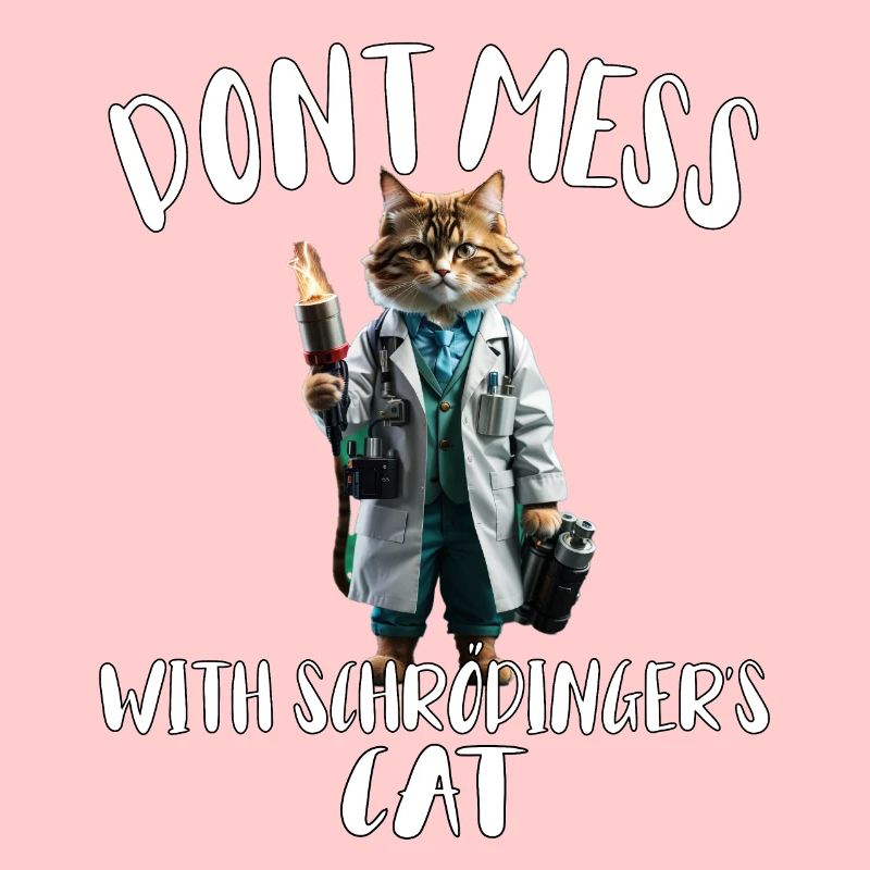 Ne plaisantez pas avec Schroedingers Cat - drôle de physique