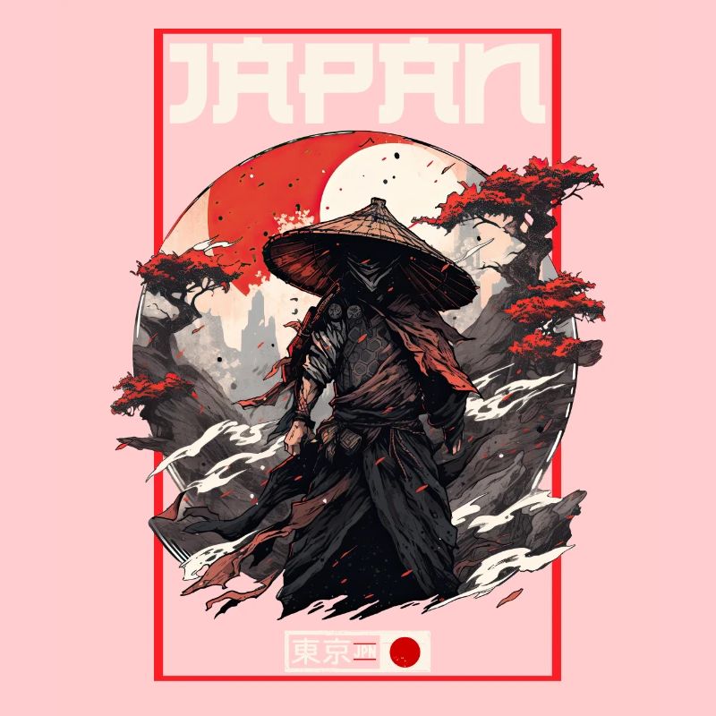 Asie 80s Samouraï Rétro Japonais Samouraï