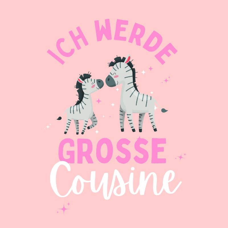 Ich werde Große Cousine 2024 Loading Zebra Herz