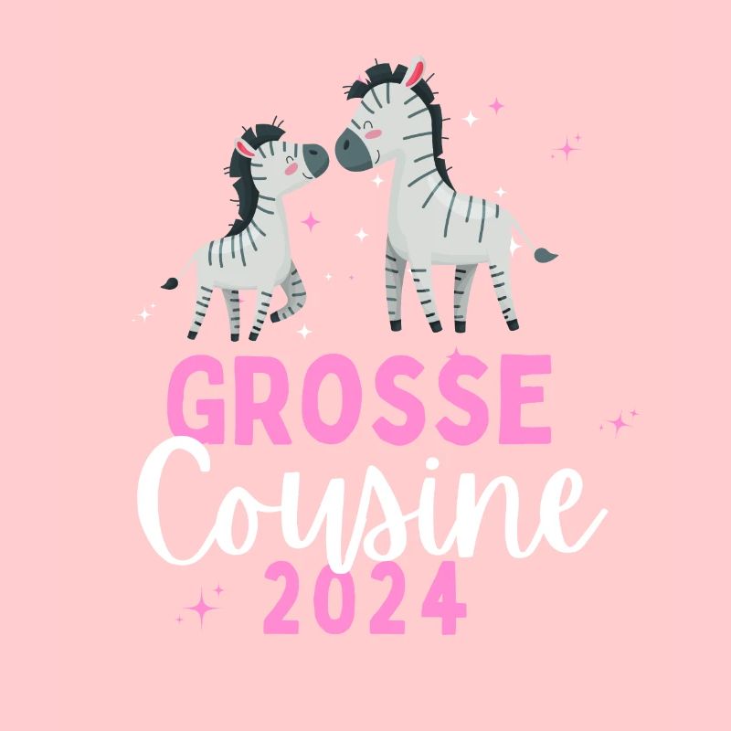 Ich werde Große Cousine 2024 Loading Zebra Herz