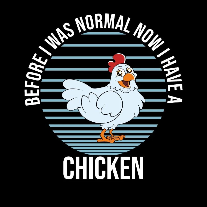 Lustiger Hühner Spruch Huhn