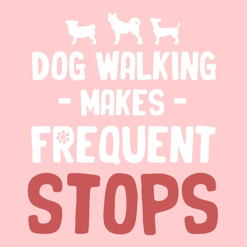 Dog walks make frequent stops