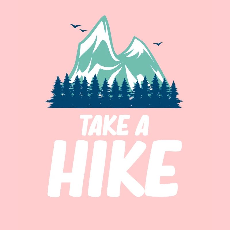 Machen Sie Eine Wanderung Lustiger Wanderer