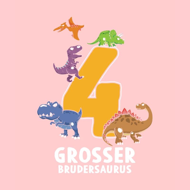 4 ans d’anniversaire Brudersaurus Dino