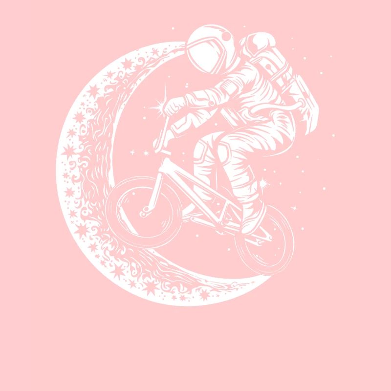 Bmx Bmx Biker Half Moon Astronaut