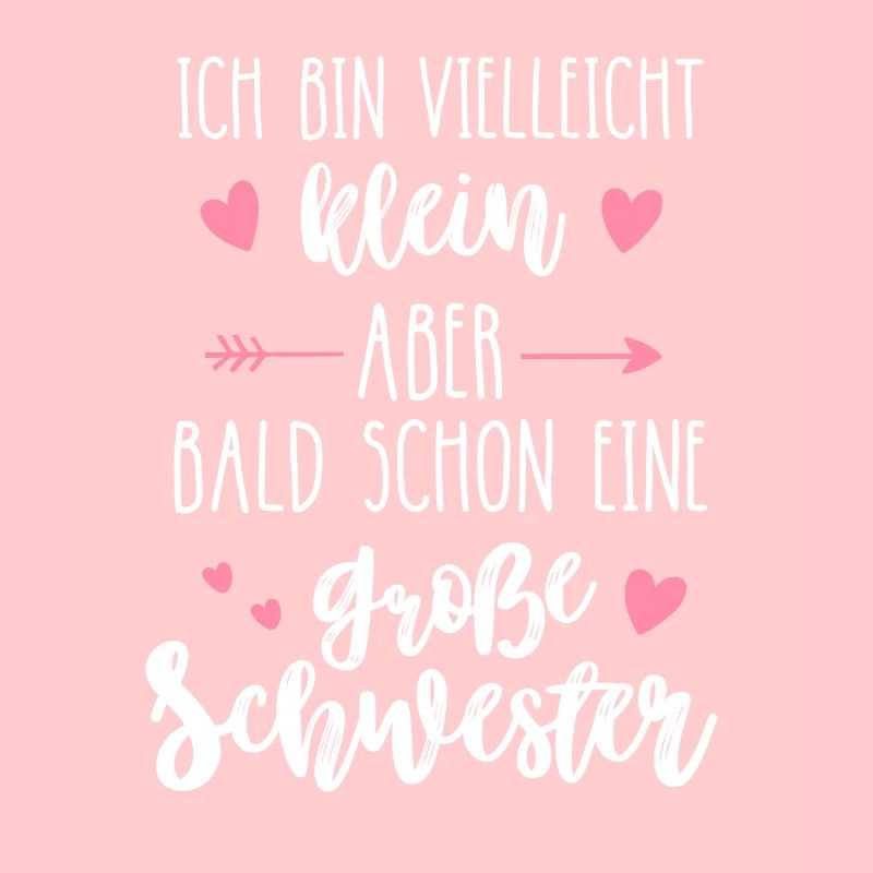 Ich werde große Schwester 2025 Regenbogen Mädchen