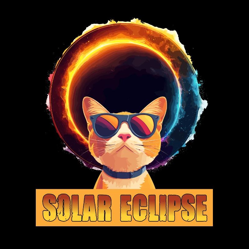 Sonnenfinsternis Katze