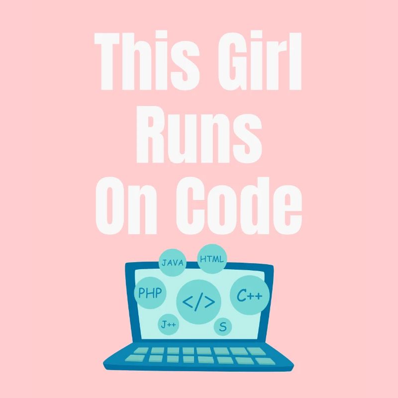 Dieses Mädchen Läuft Auf Codes Programmierer