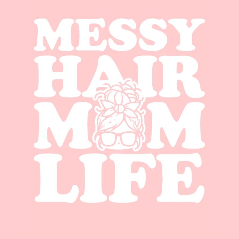 Mama Mutter Unordentliches Brötchen Mutterleben