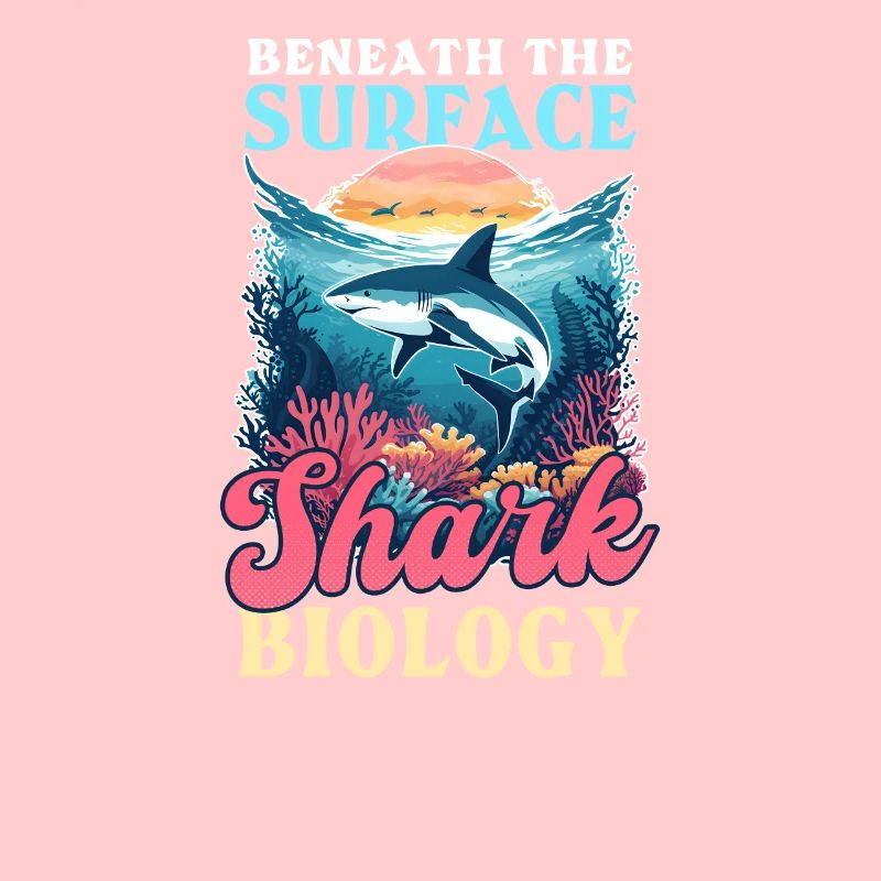 Biologist Shark Lover Beneath Surface: Shark Biolo