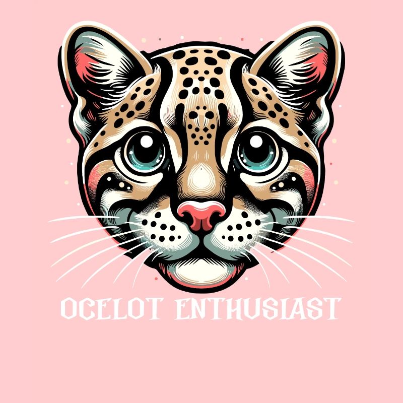 Ocelot Chat Sauvage Animaux Exotiques Jungle Gros Chat