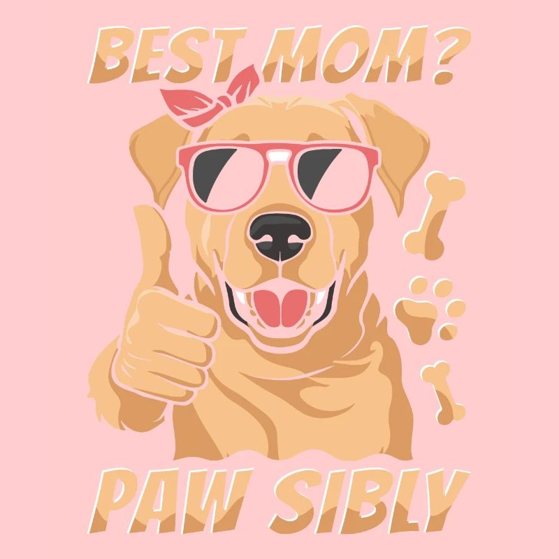 Labrador Mutter Best Mom Pawsibly