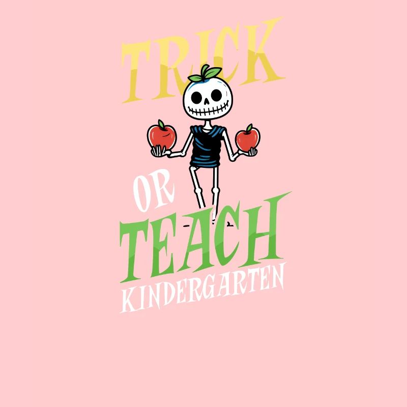 Kindergärtnerin Trick Oder Teach Skeleton