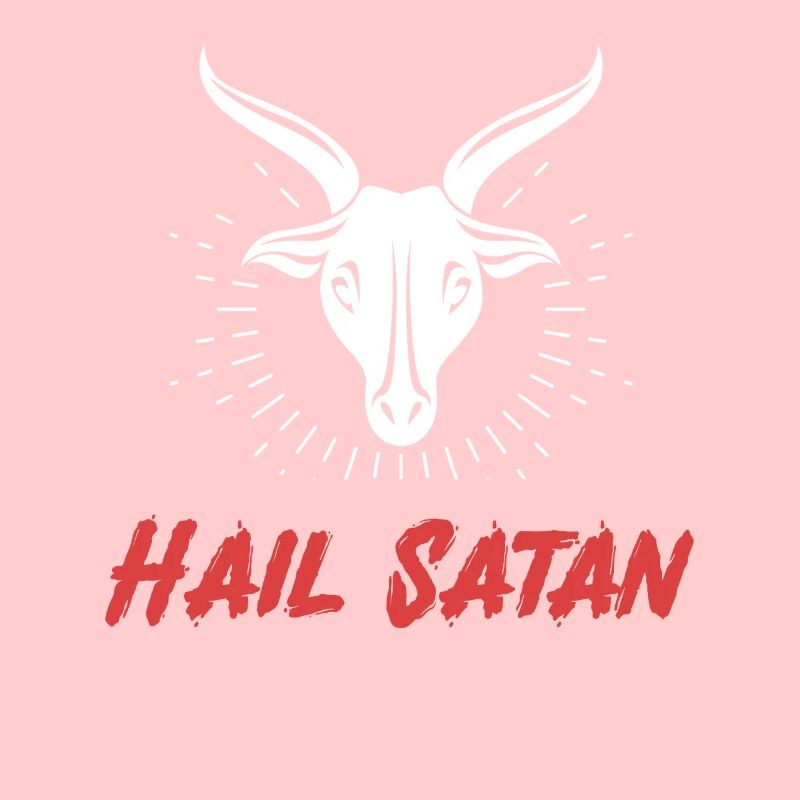Hail! Satan! Antichrist Humor Gothic Satanic