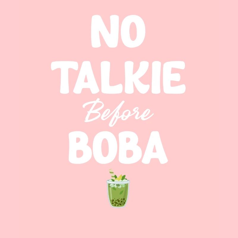 Pas de talkie avant Boba Bubble Japonais