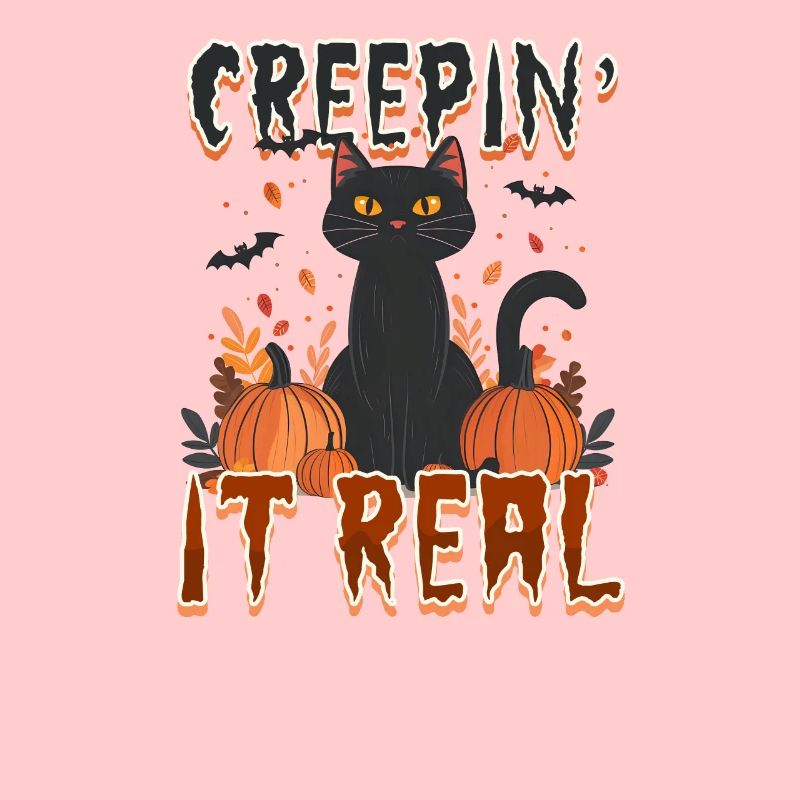 Halloween Cat Creepin' It Real