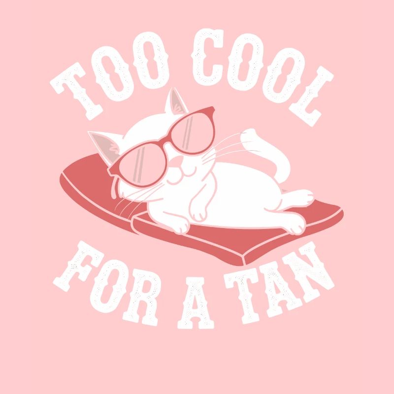Sunny days with the relaxed cat under the