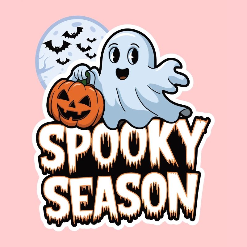 Cute Halloween Ghost Spooky Season Ghost