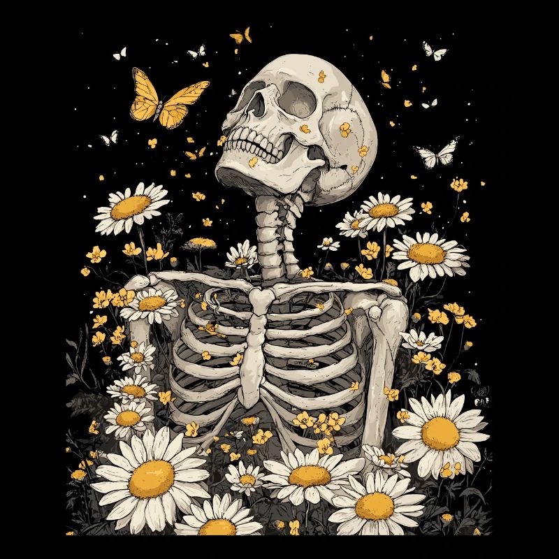 Skelett Blumen